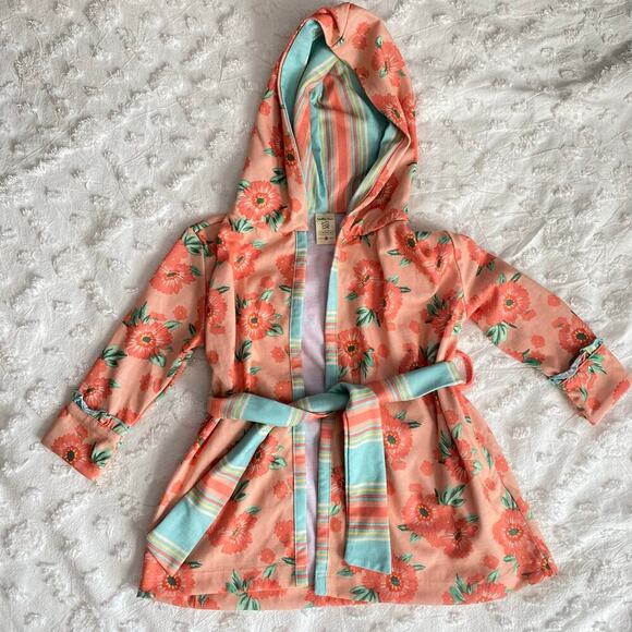 Matilda Jane Other - Matilda Jane Summer Showers Floral Bath Robe XS 2T Baby Toddler Girl